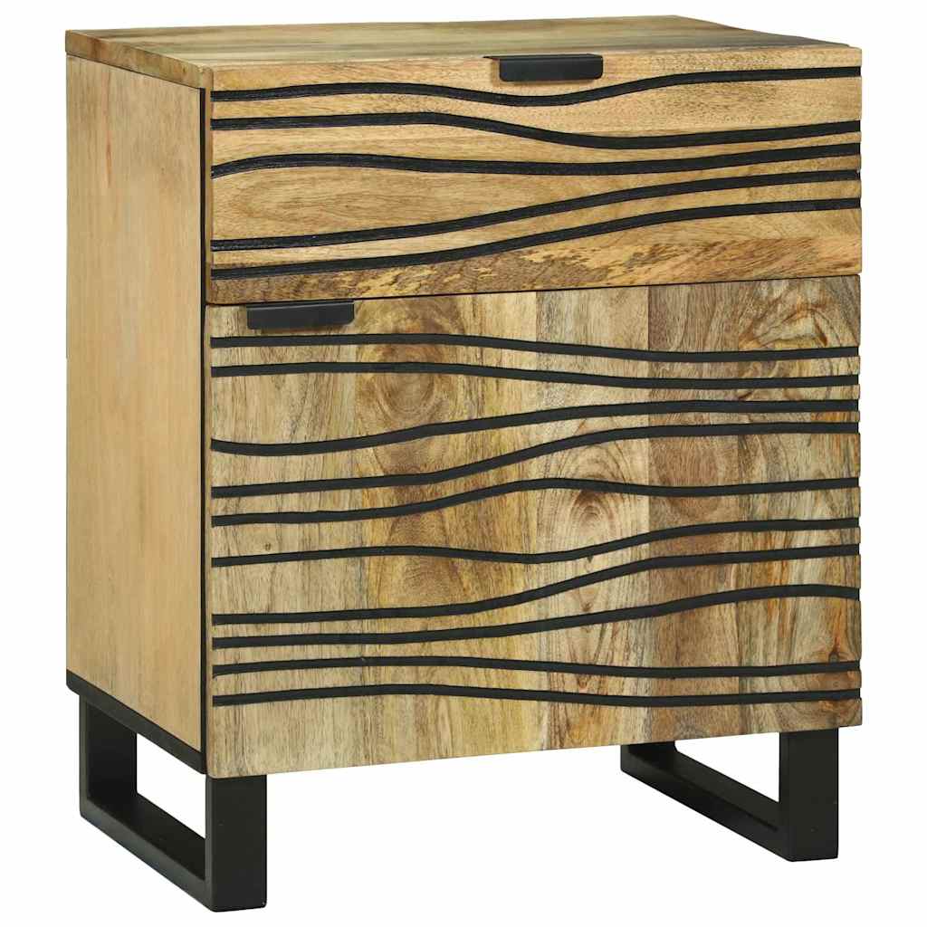 vidaXL Bedside Cabinet Natural 50 x 33 x 60 cm Engineered Wood 1