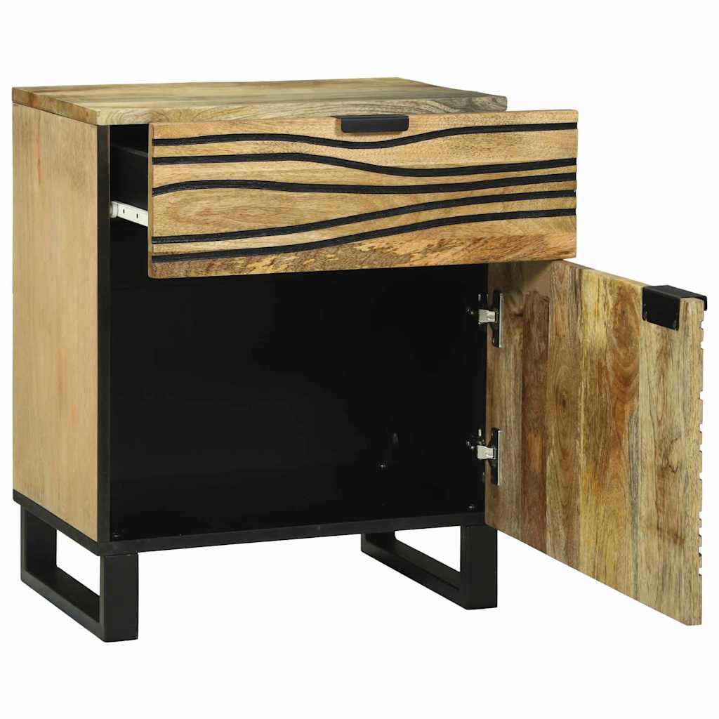 vidaXL Bedside Cabinet Natural 50 x 33 x 60 cm Engineered Wood 2