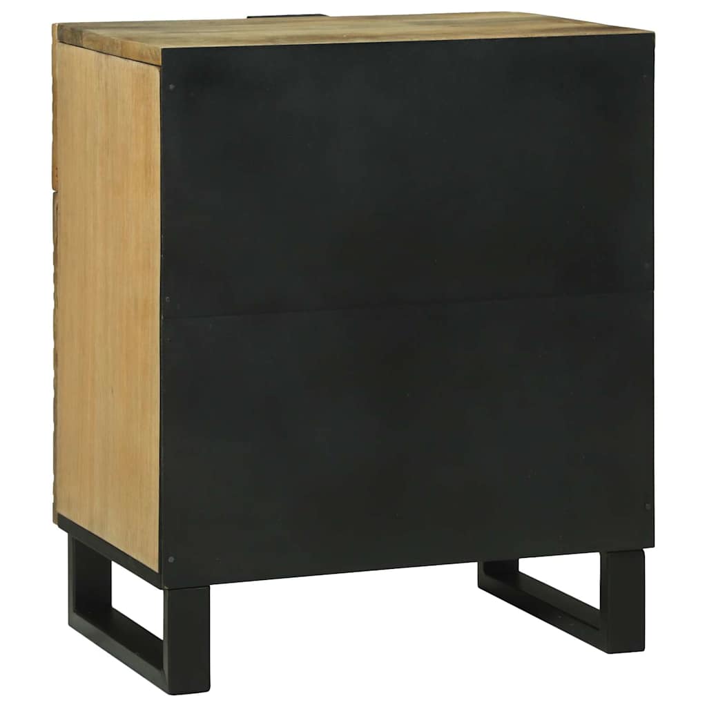 vidaXL Bedside Cabinet Natural 50 x 33 x 60 cm Engineered Wood 5