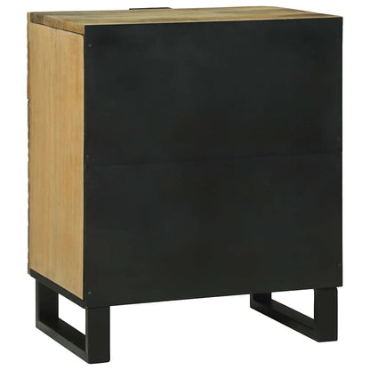 vidaXL Bedside Cabinet Natural 50 x 33 x 60 cm Engineered Wood 5