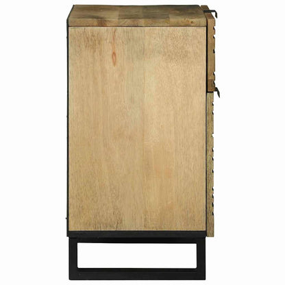 vidaXL Bedside Cabinet Natural 50 x 33 x 60 cm Engineered Wood 4
