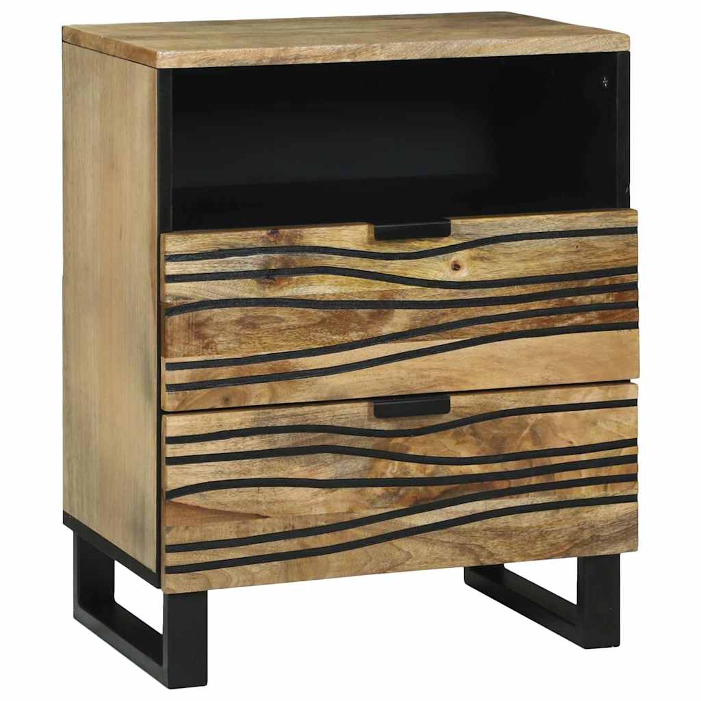 vidaXL Bedside Cabinet Natural 50 x 33 x 62 cm Engineered Wood 1
