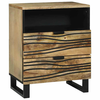 vidaXL Bedside Cabinet Natural 50 x 33 x 62 cm Engineered Wood 1