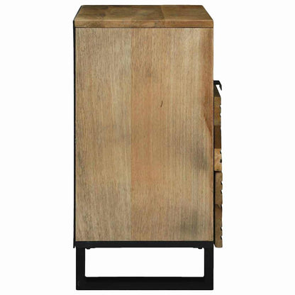 vidaXL Bedside Cabinet Natural 50 x 33 x 62 cm Engineered Wood 4