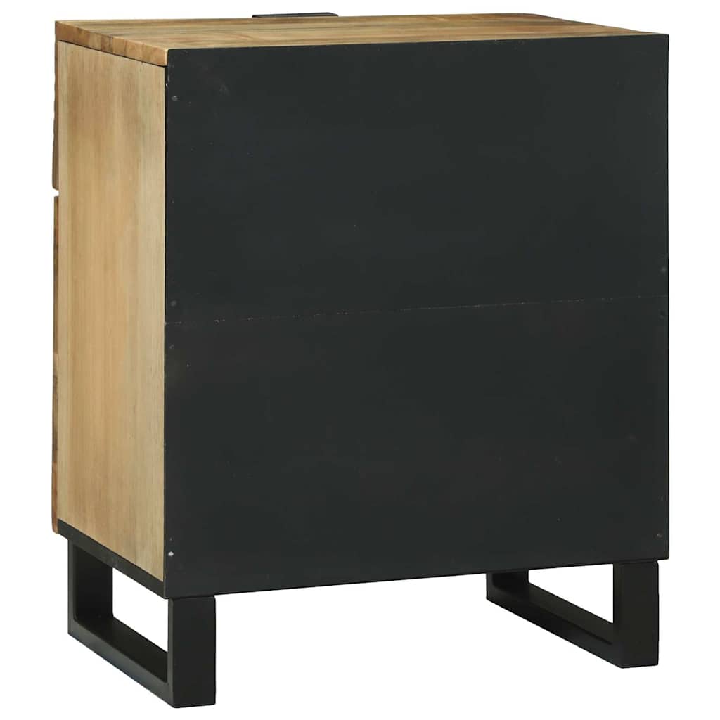 vidaXL Bedside Cabinet Natural 50 x 33 x 60 cm Engineered Wood 5