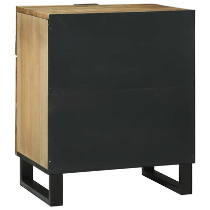 vidaXL Bedside Cabinet Natural 50 x 33 x 60 cm Engineered Wood 5
