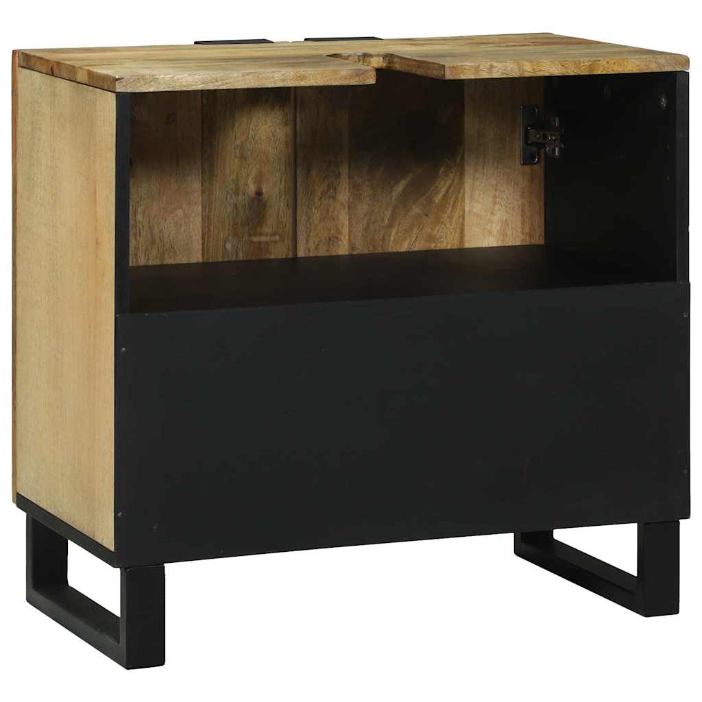 vidaXL Bathroom Sink Cabinet Brown 62 x 33 x 58 cm Engineered Wood 6