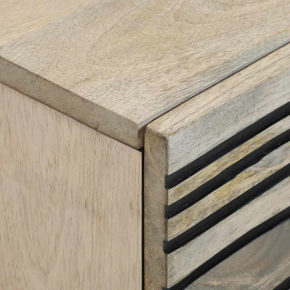 vidaXL Bedside Cabinet White 40 x 33 x 46 cm Engineered Wood 6