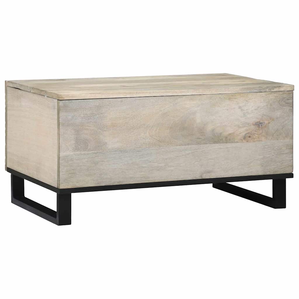 vidaXL Coffee Table White 80 x 50 x 40 cm Engineered Wood 5