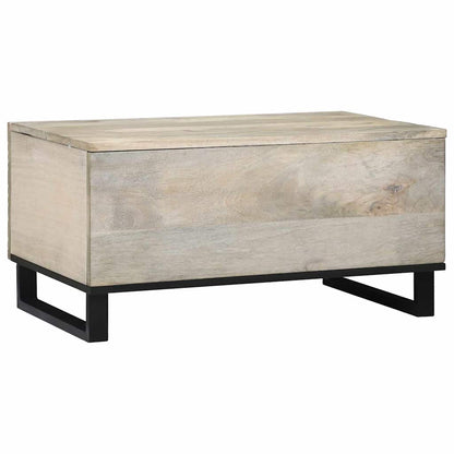 vidaXL Coffee Table White 80 x 50 x 40 cm Engineered Wood 5