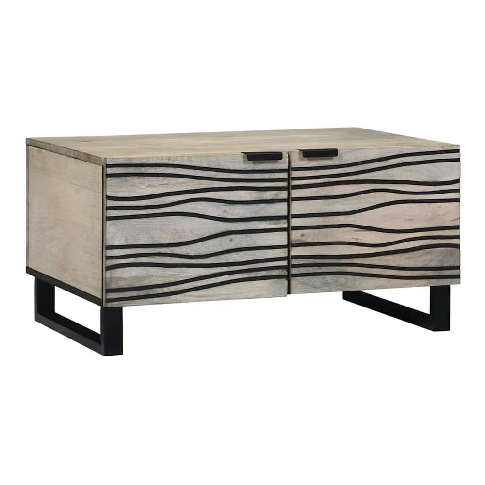 Coffee Table 80 x 50 x 40 cm Engineered Wood White