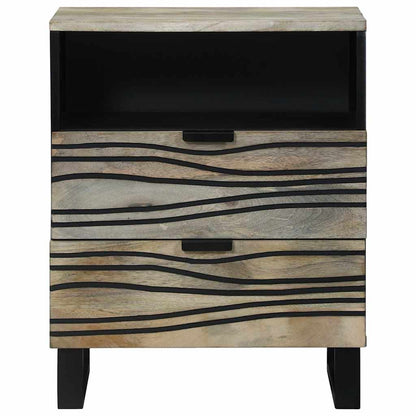 vidaXL Bedside Cabinet White 50 x 33 x 62 cm Engineered Wood 3