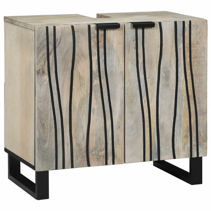 vidaXL Bathroom Sink Cabinet White 62 x 33 x 58 cm Engineered Wood 2
