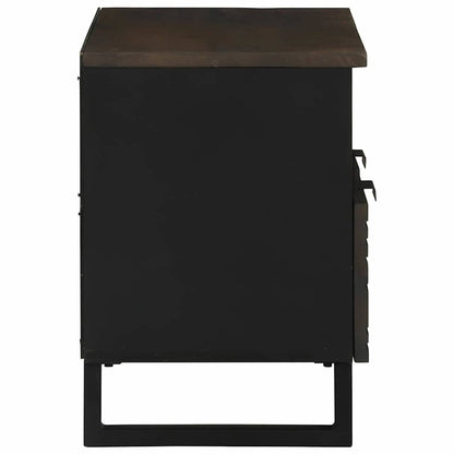 vidaXL TV Units 70 x 33 x 46 cm Walnut Engineered Wood 4