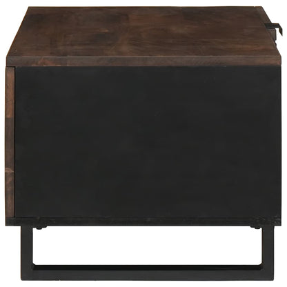 vidaXL Coffee Table Walnut 80 x 50 x 40 cm Engineered Wood 4