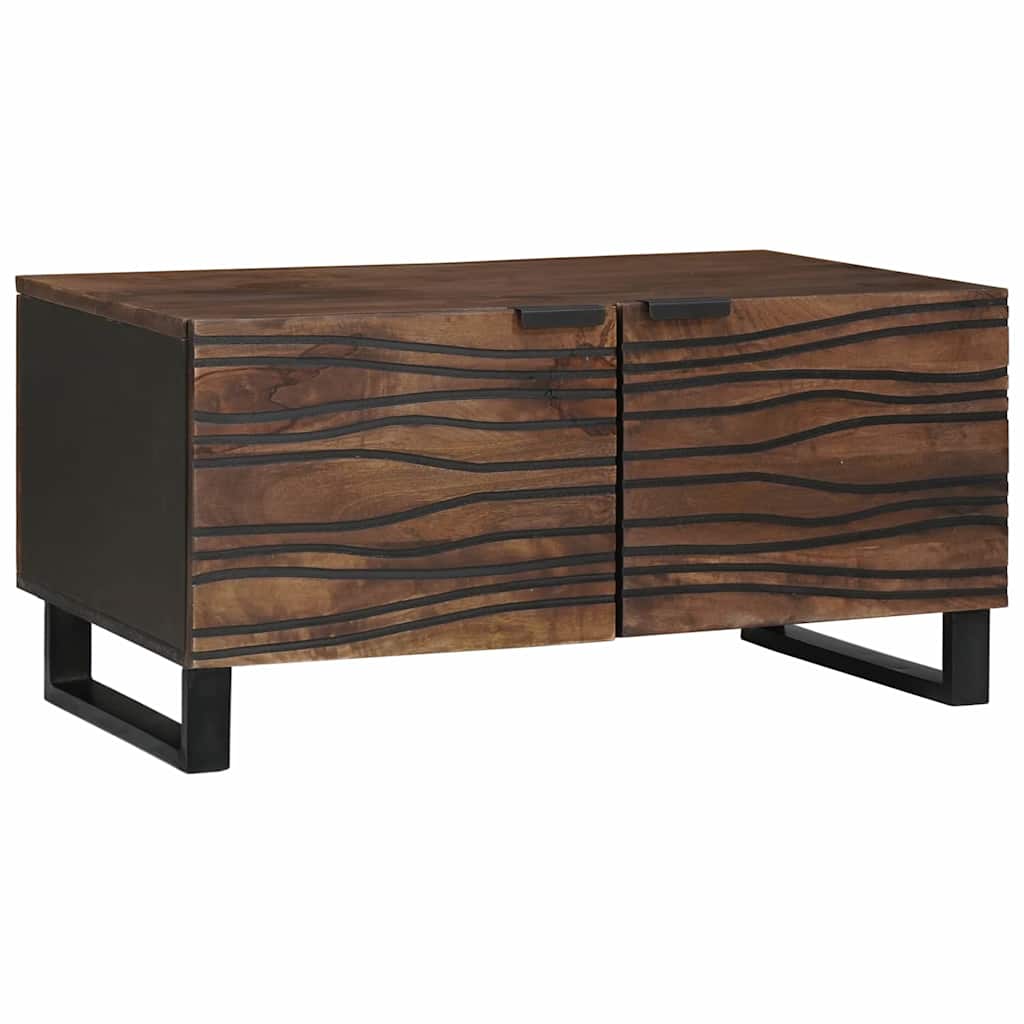 vidaXL Coffee Table Walnut 80 x 50 x 40 cm Engineered Wood 1