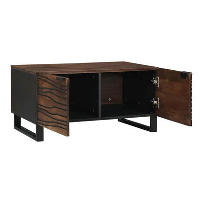 Coffee Table 80 x 50 x 40 cm Engineered Wood Walnut
