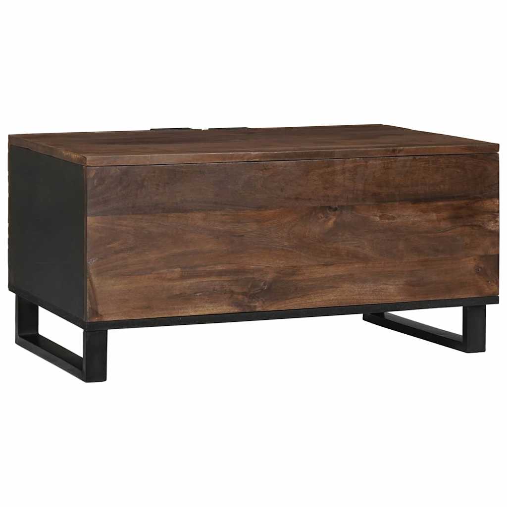 vidaXL Coffee Table Walnut 80 x 50 x 40 cm Engineered Wood 5