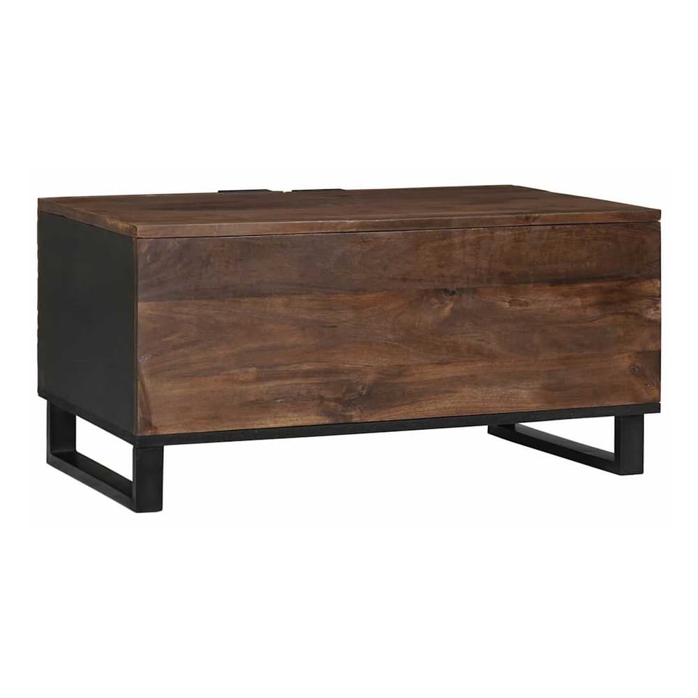 Coffee Table 80 x 50 x 40 cm Engineered Wood Walnut