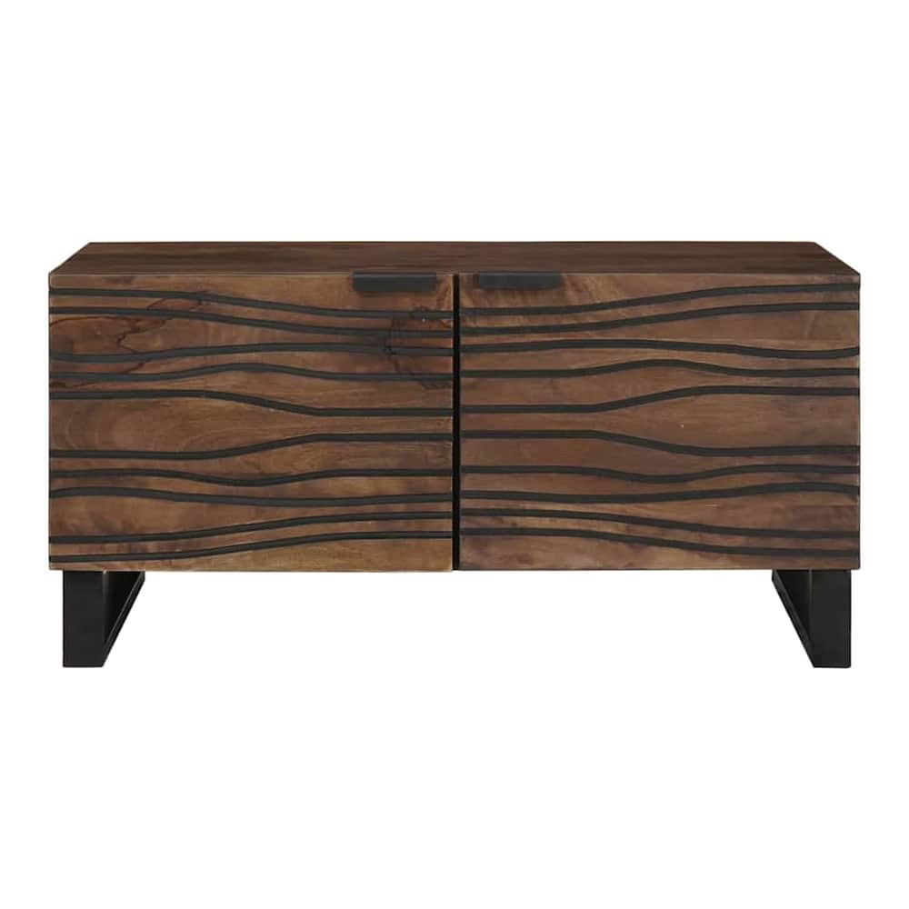Coffee Table 80 x 50 x 40 cm Engineered Wood Walnut