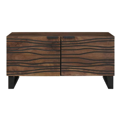 Coffee Table 80 x 50 x 40 cm Engineered Wood Walnut