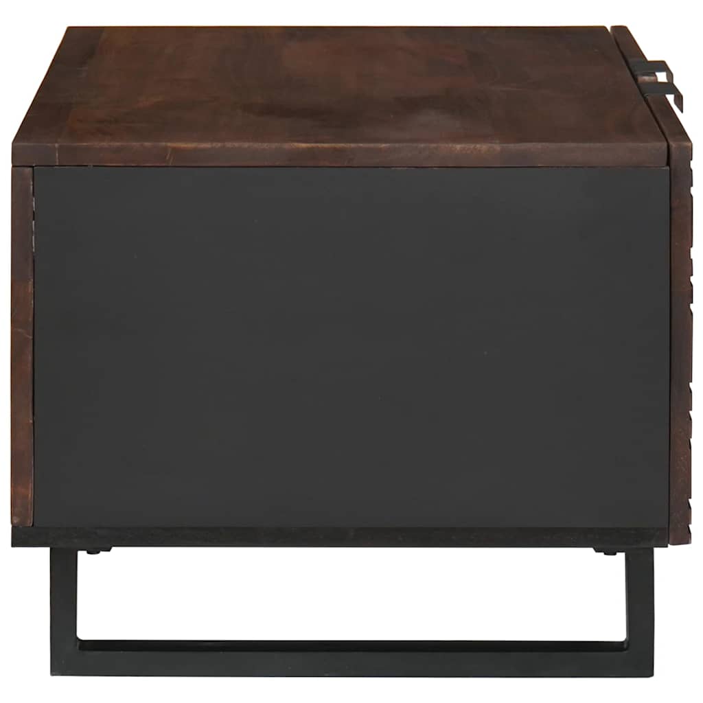 vidaXL Coffee Table Walnut 80 x 50 x 40 cm Engineered Wood 4