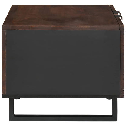Coffee Table 80 x 50 x 40 cm Engineered Wood Walnut