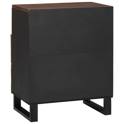 vidaXL Bedside Cabinet Walnut 50 x 33 x 62 cm Engineered Wood 5