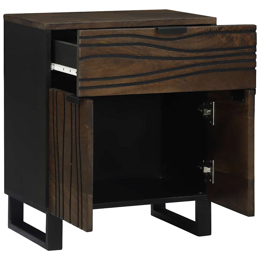 vidaXL Bedside Cabinet Walnut 50 x 33 x 60 cm Engineered Wood 2