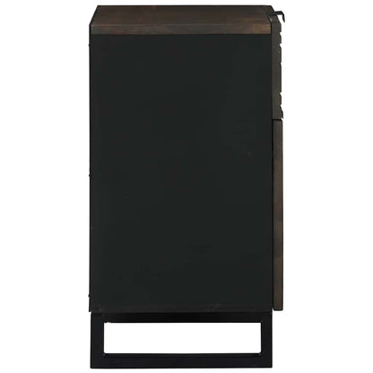vidaXL Bedside Cabinet Walnut 50 x 33 x 60 cm Engineered Wood 4