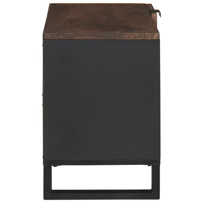 vidaXL TV Units 80 x 33 x 46 cm Walnut Engineered Wood 4