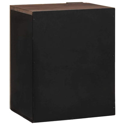 vidaXL Bathroom Sink Cabinet Walnut 38 x 33.5 x 48 cm Engineered Wood 6