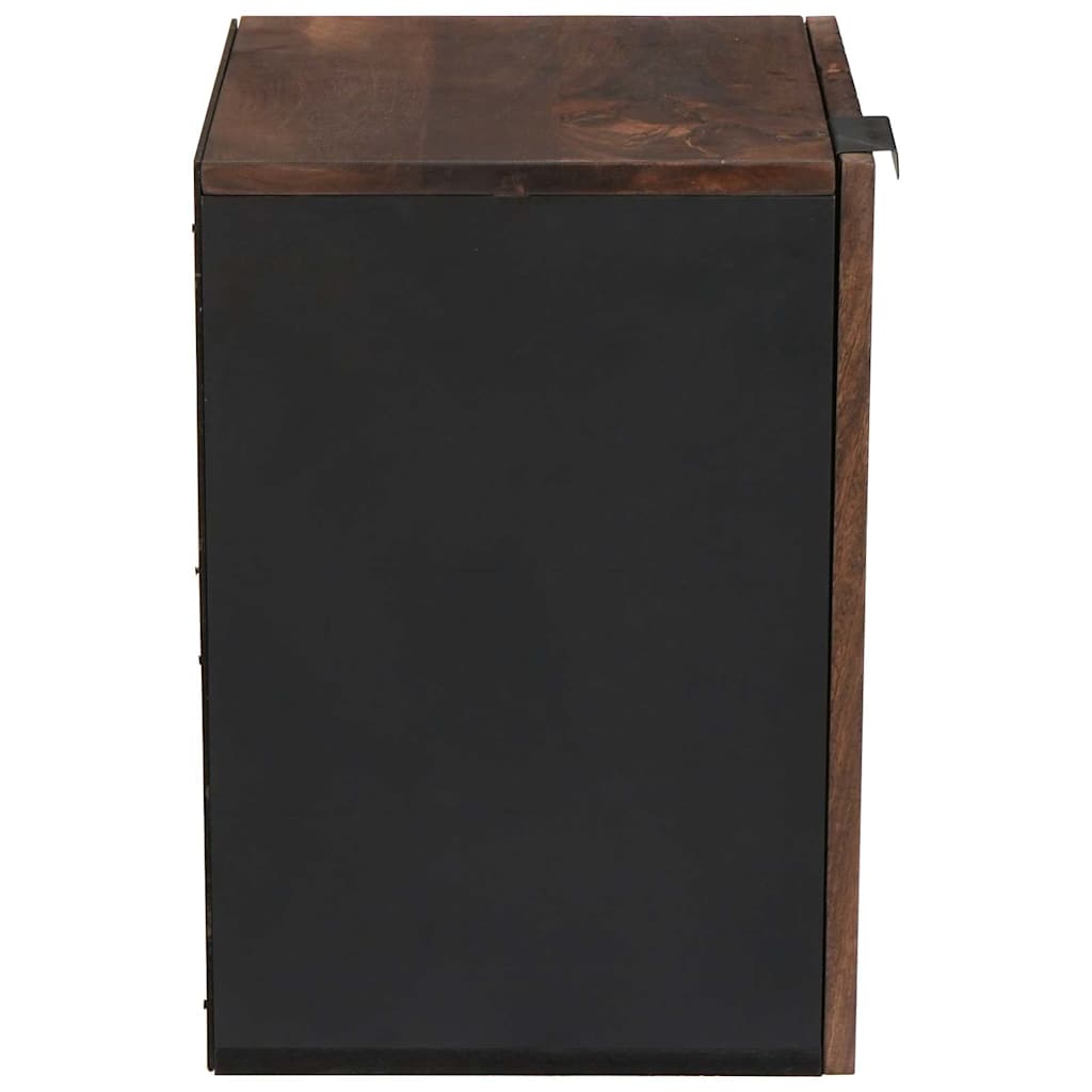 vidaXL Bathroom Sink Cabinet Walnut 38 x 33.5 x 48 cm Engineered Wood 5