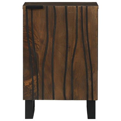vidaXL Bathroom Sink Cabinet Walnut 38 x 33.5 x 58 cm Engineered Wood 4