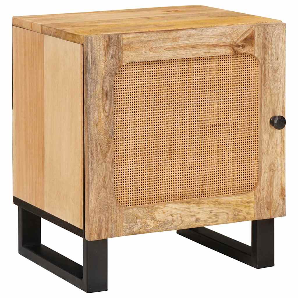 vidaXL Bedside Cabinet 2 pcs Natural 40 x 33 x 46 cm 3
