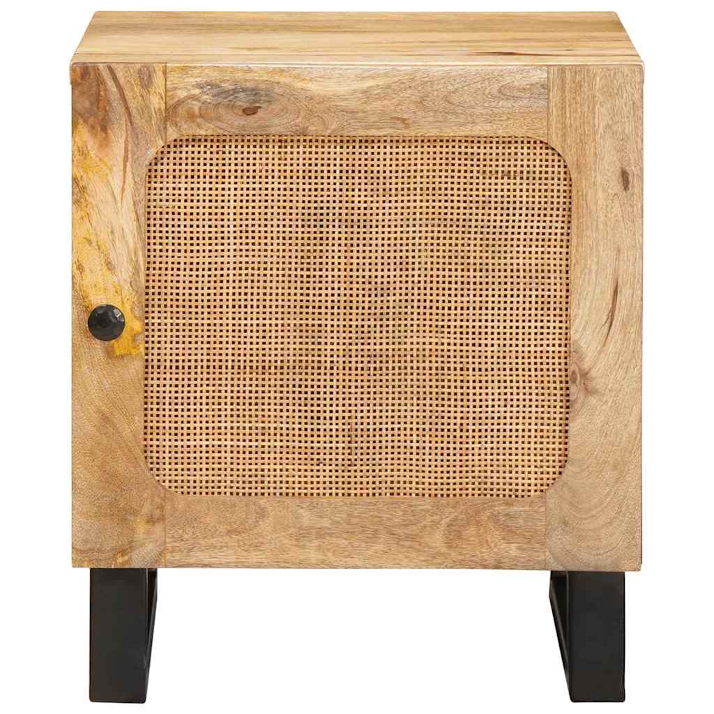 vidaXL Bedside Cabinet 2 pcs Natural 40 x 33 x 46 cm 5