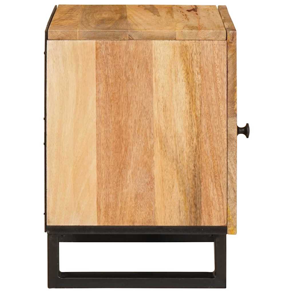 vidaXL Bedside Cabinet 2 pcs Natural 40 x 33 x 46 cm 6