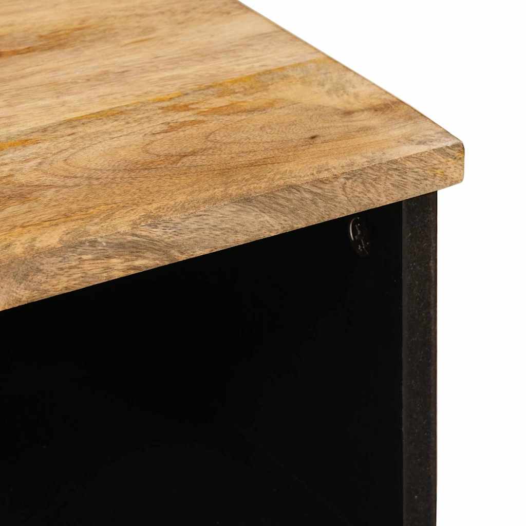 vidaXL TV Cabinet with Drawer Brown 70 x 33x 46 cm Solid Mango Wood 6