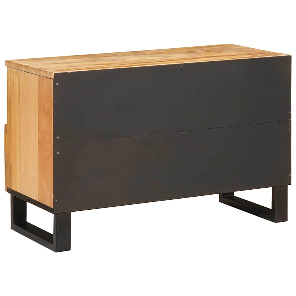 vidaXL TV Cabinet with Drawer Brown 70 x 33x 46 cm Solid Mango Wood 5
