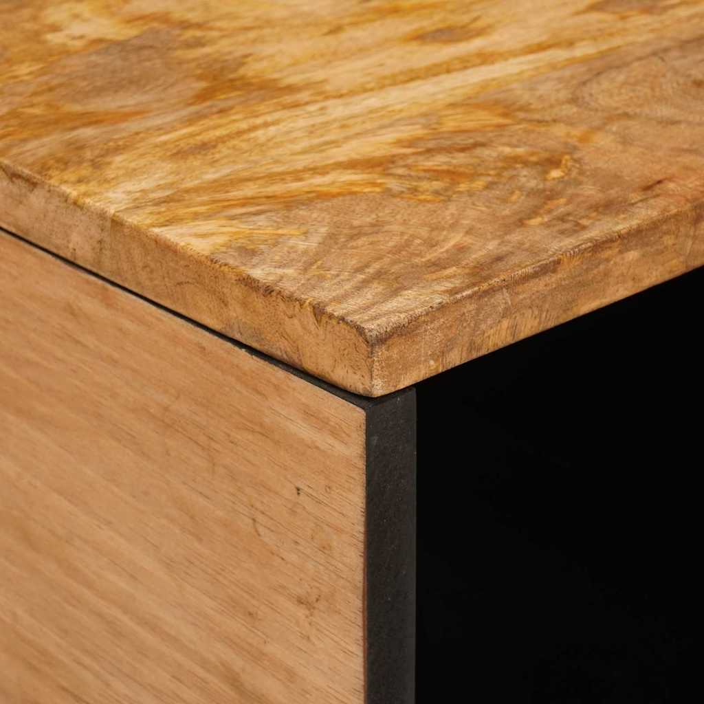 vidaXL Coffee Table Natural 80 x 50 x 40 cm Solid Mango Wood 6