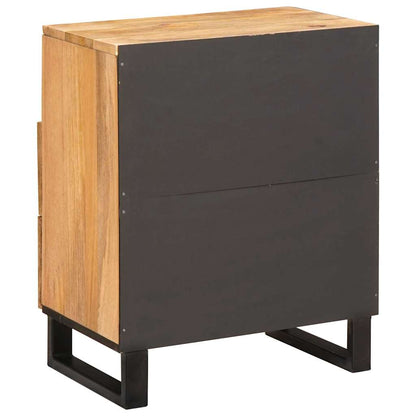 vidaXL Bedside Cabinet Natural 50 x 33 x 60 cm Solid Mango Wood 5
