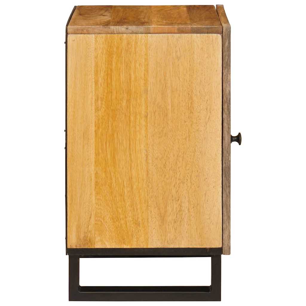 vidaXL Bathroom Cabinet Brown 38 x 33 x 58 cm Solid Mango Wood 4