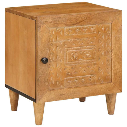 vidaXL Bedside Cabinet Light Brown 80 x 50 x 40 cm Engineered Wood 1