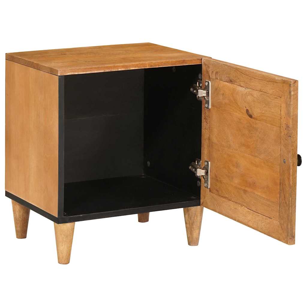 vidaXL Bedside Cabinet Light Brown 80 x 50 x 40 cm Engineered Wood 3