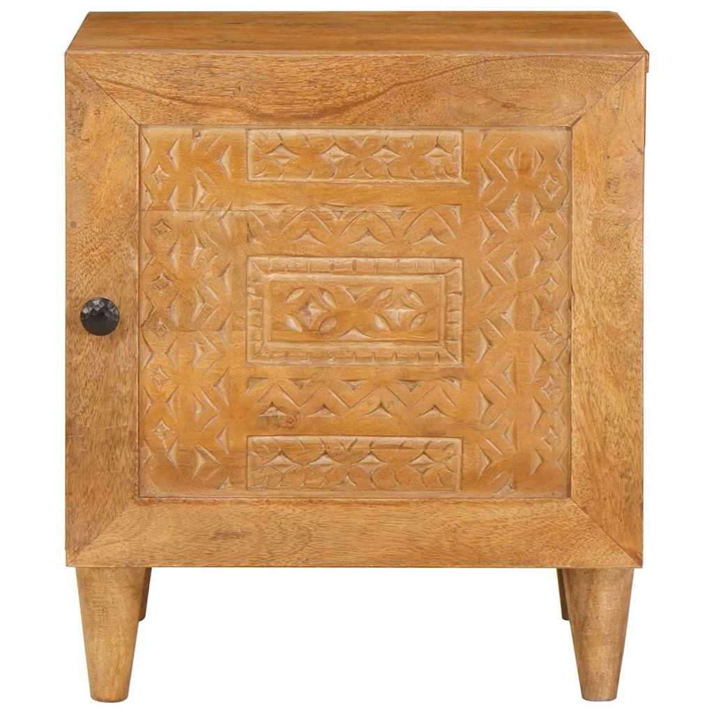 vidaXL Bedside Cabinet Light Brown 80 x 50 x 40 cm Engineered Wood 4