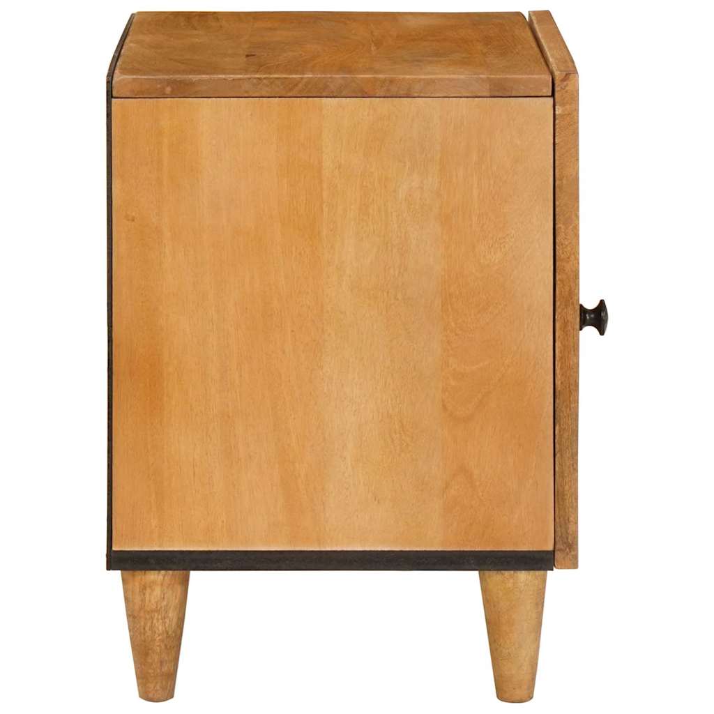 vidaXL Bedside Cabinet Light Brown 80 x 50 x 40 cm Engineered Wood 5