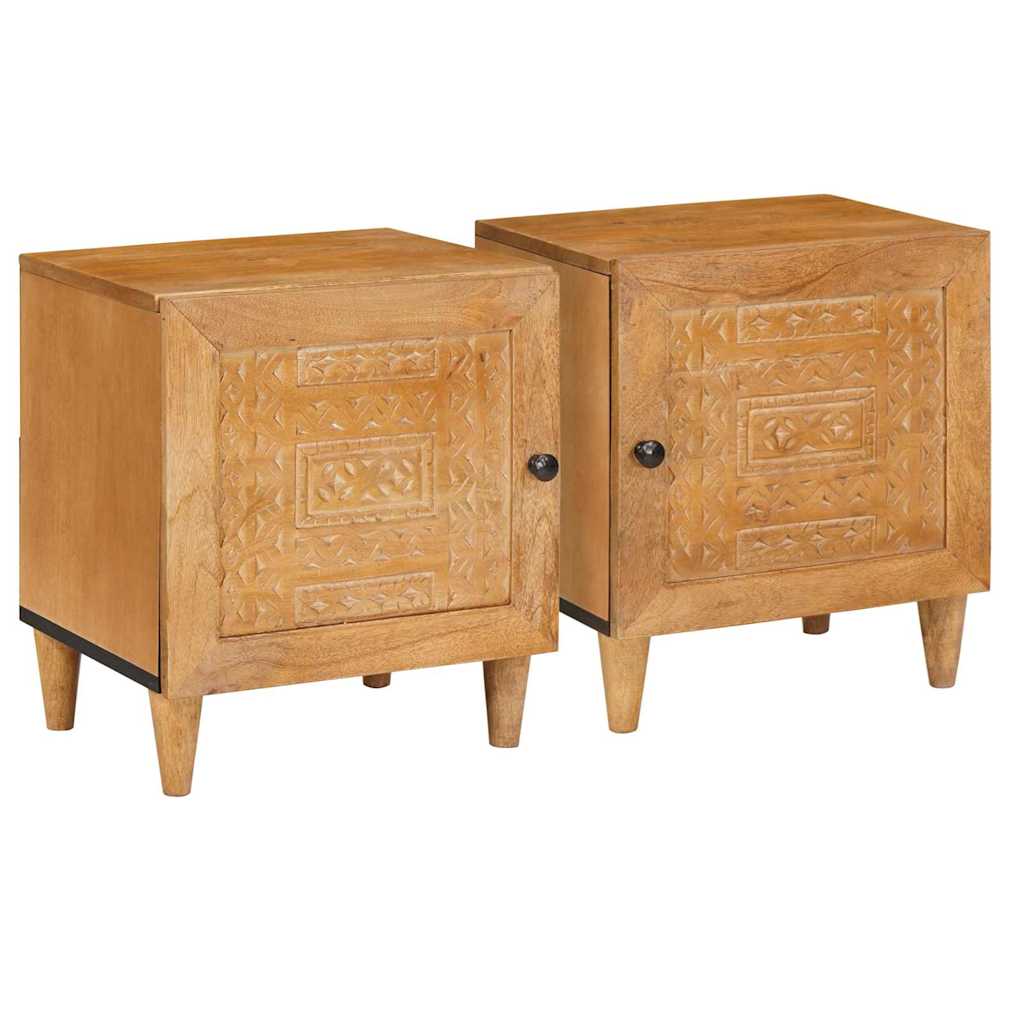 vidaXL Bedside Cabinet White 40 x 33 x 46 cm Engineered Wood