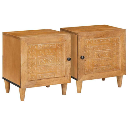 vidaXL Bedside Cabinet White 40 x 33 x 46 cm Engineered Wood