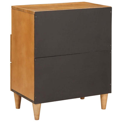 vidaXL Bedside Cabinet Light Brown 50 x 33 x 62 cm Engineered Wood 5
