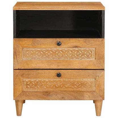 vidaXL Bedside Cabinet Light Brown 50 x 33 x 62 cm Engineered Wood 3